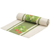 Strawberries Indoor Outdoor Large Table 230cm x 35cm Runner Sage