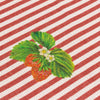 Strawberry Stripes Indoor Outdoor Table 180cm x 35cm Runner Candy Cane