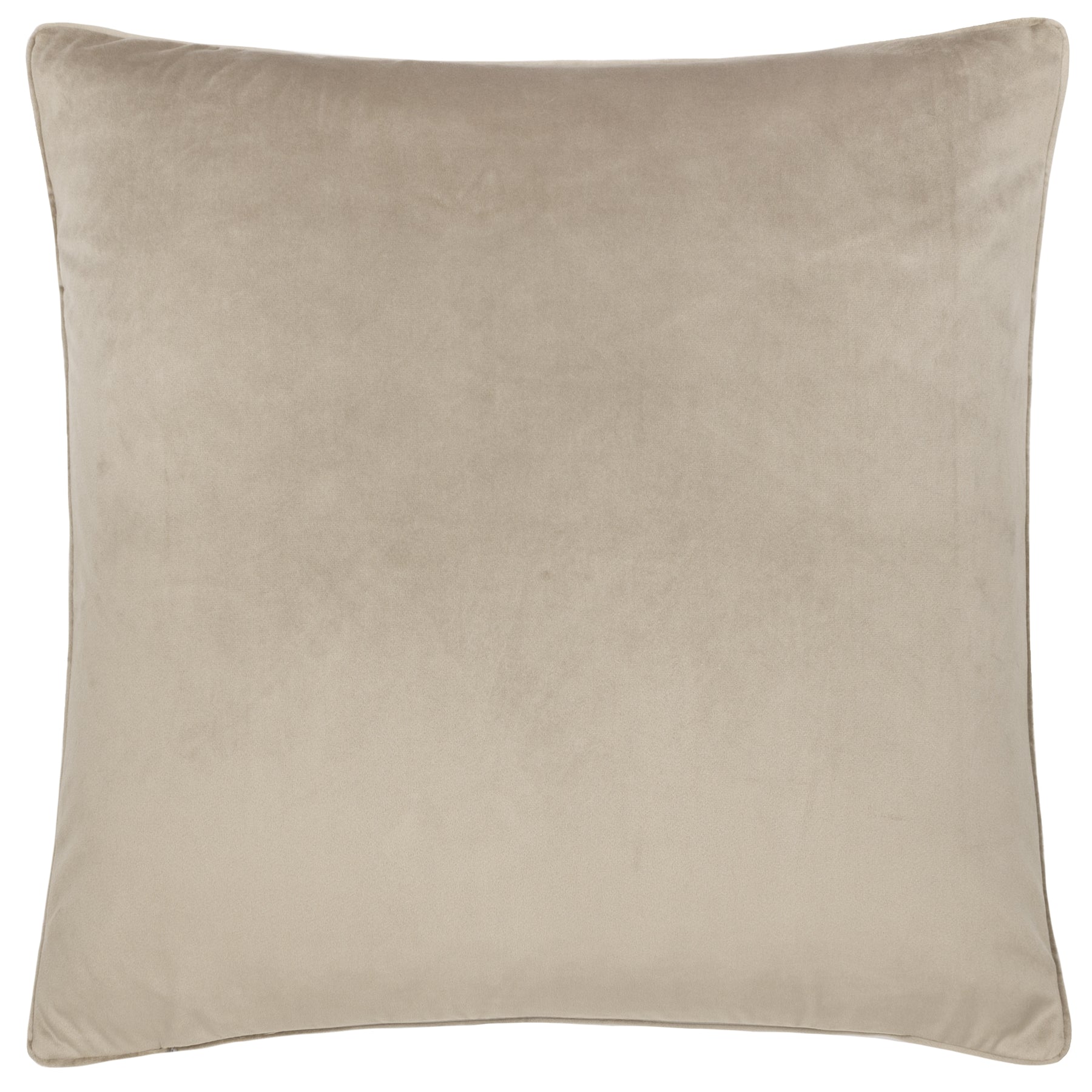 Morris & Co. Strawberry Thief Piped Jacquard 55cm x 55cm Filled Cushion Biscuit