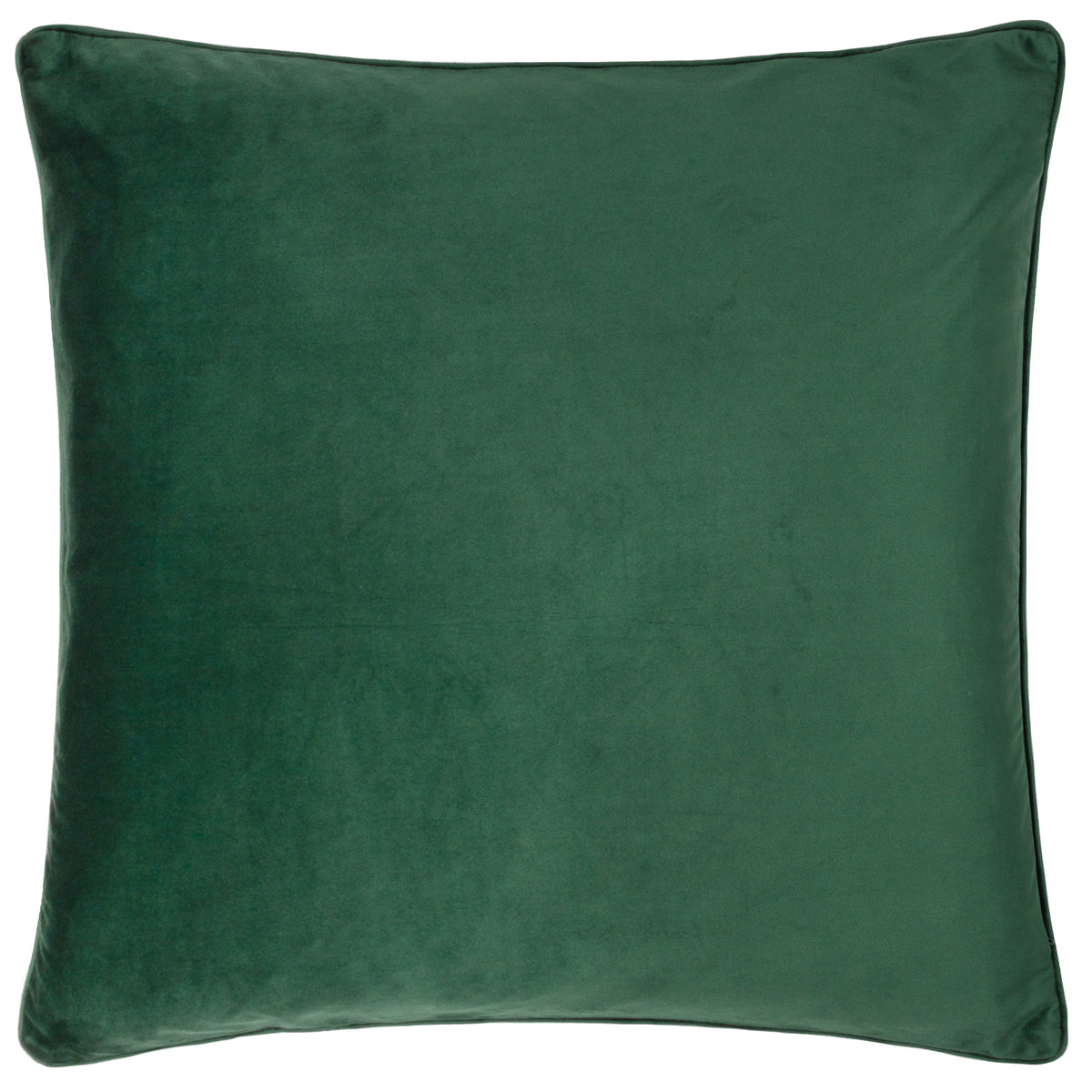 Morris & Co. Strawberry Thief Piped Jacquard 55cm x 55cm Filled Cushion Forest Green