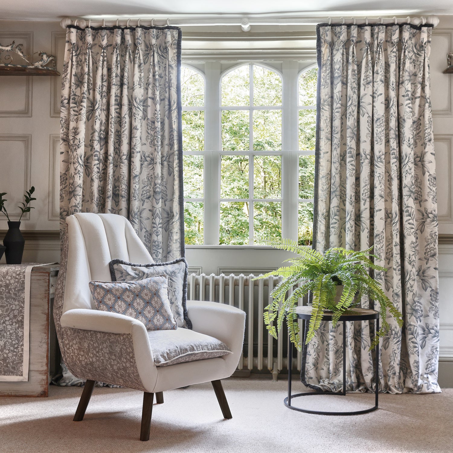 Prestigious Textiles Makassar Printed Fabric Marsala