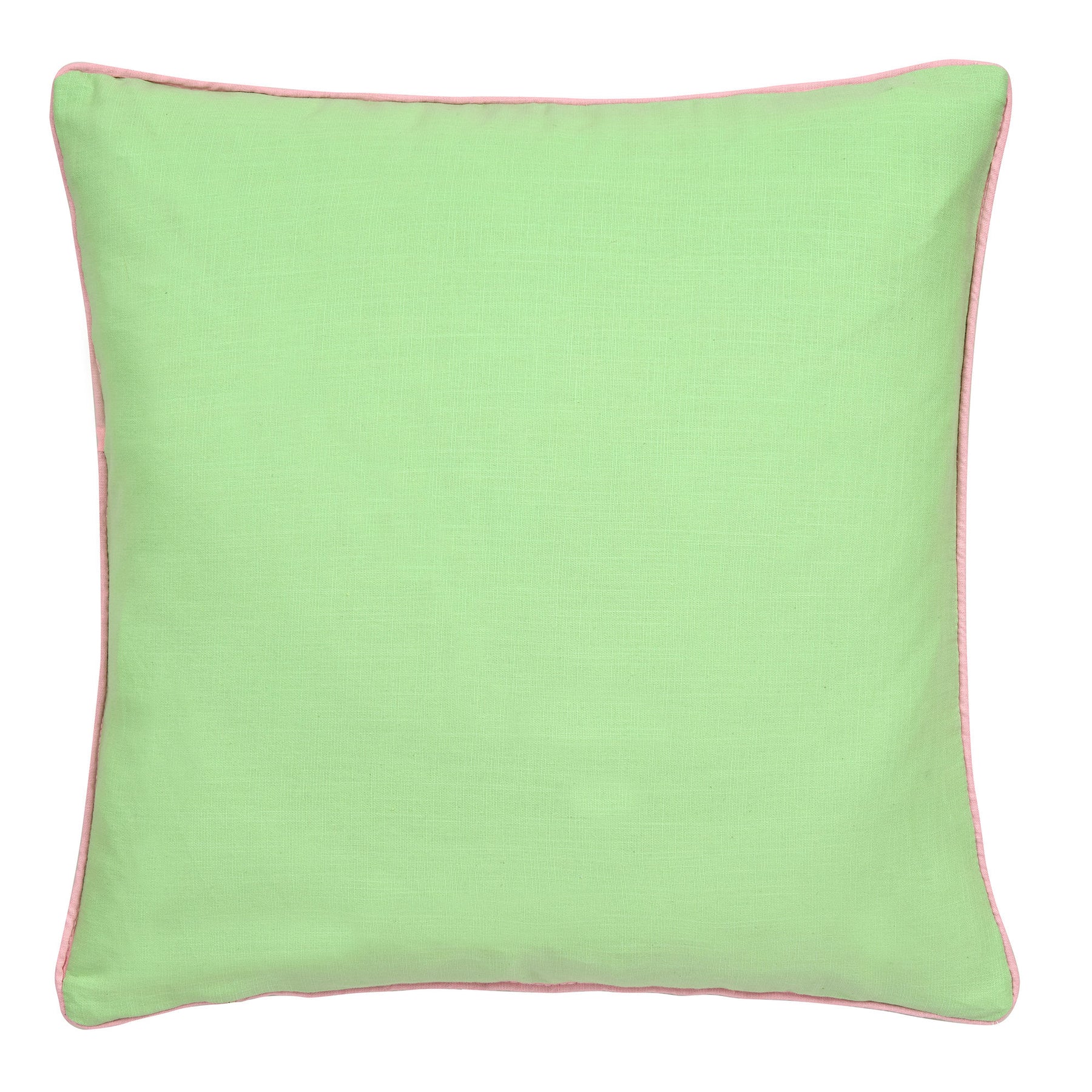 Fusion Summer Vibes Slogan Embroidered 43cm x 43cm Filled Cushion Multi