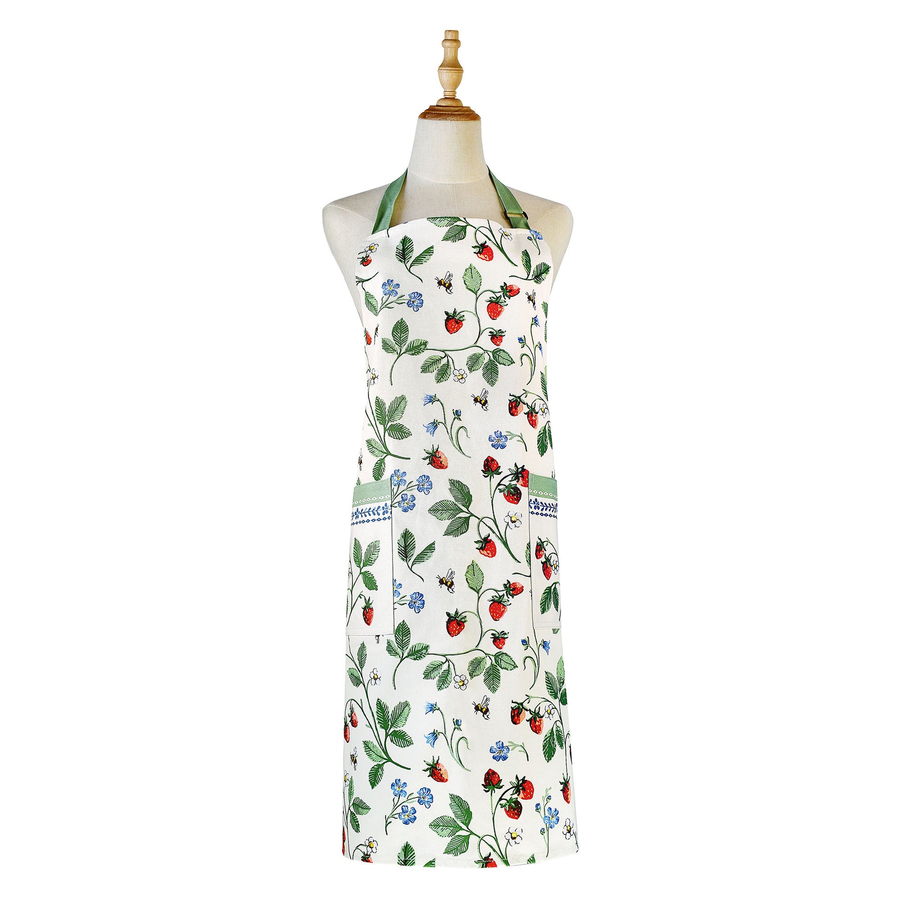 Ulster Weavers Strawberry Patch Cotton Apron Green