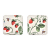 Ulster Weavers Strawberry Patch Pack of 4 Coasters Green
