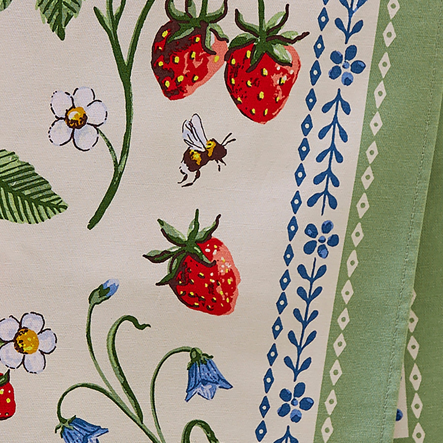 Ulster Weavers Strawberry Patch Cotton Tea Towel Green