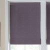 Laura Ashley Swanson Made to Measure Roman Blind Dark Sugared Violet