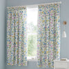 Dreams & Drapes Sweetpea Floral Ready Made Pencil Pleat Curtains 66 x 72 Lilac