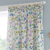 Dreams & Drapes Sweetpea Floral Ready Made Pencil Pleat Curtains 66 x 72 Lilac