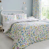 Dreams and Drapes Sweetpea Floral Duvet Cover Bedding Set Lilac