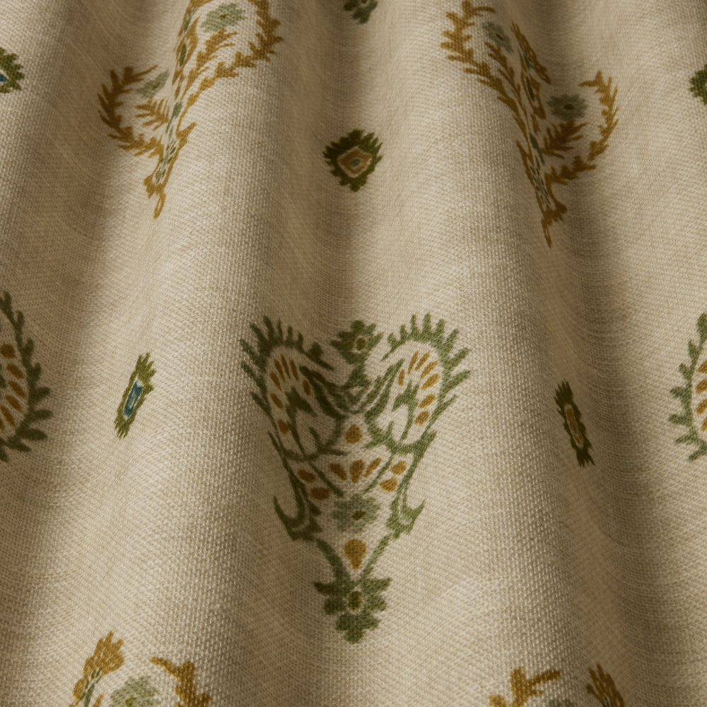 iLiv Saffra Digitally Printed BCI Fabric Cedar