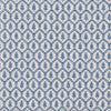 Samos Geometric Woven Fabric French Blue