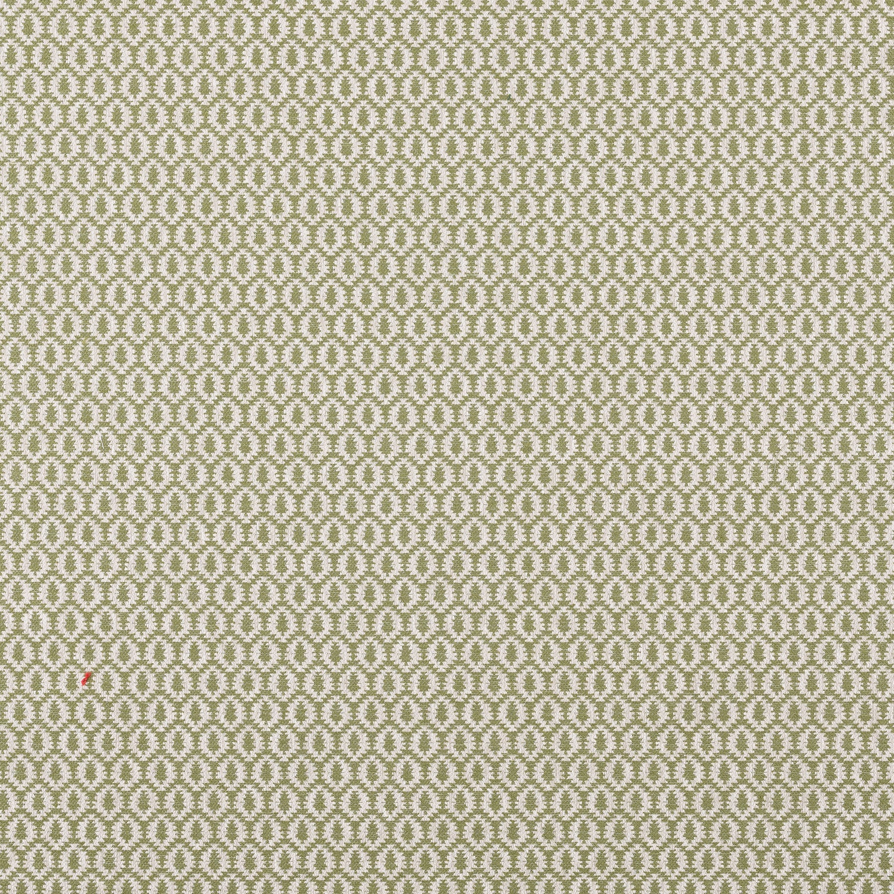 Samos Geometric Woven Fabric Moss
