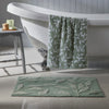 Sandringham Bath Mat Steel Sage