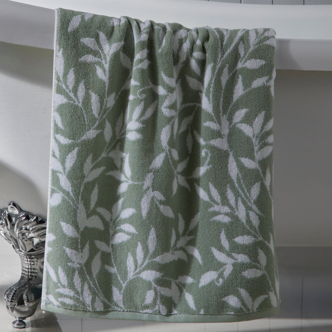 Dreams & Drapes Sandringham Towel Sage