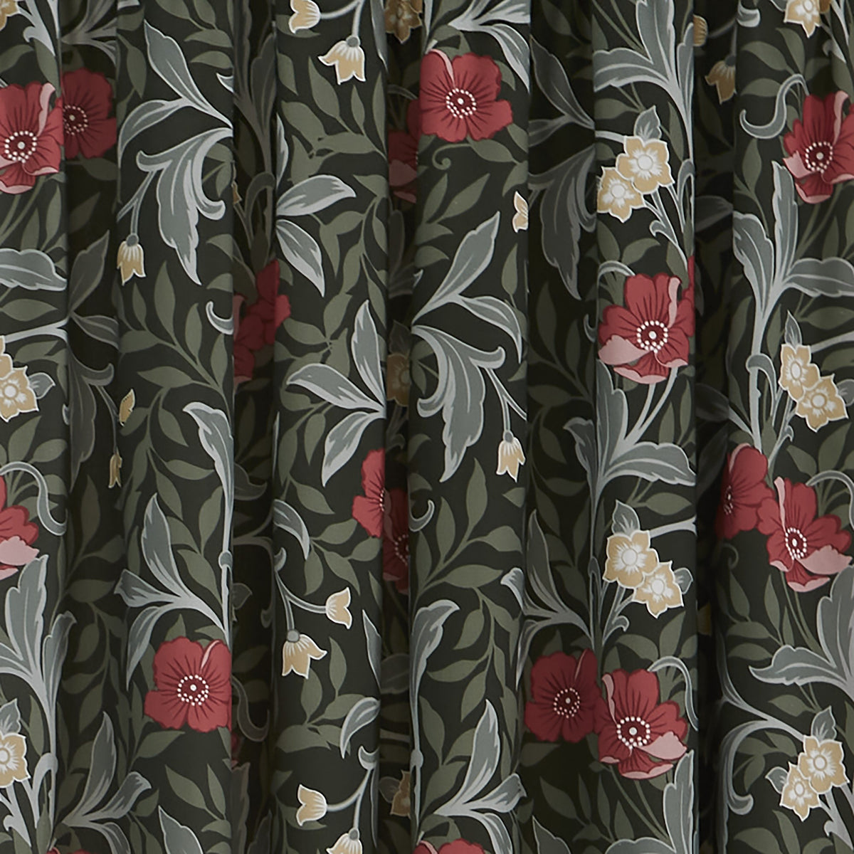 Dreams & Drapes Sandringham Ready Made Pencil Pleat Curtains Green