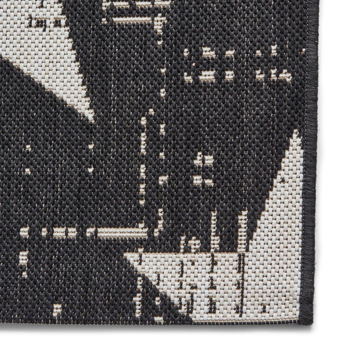 Santa Monica 48648 Rug Black White