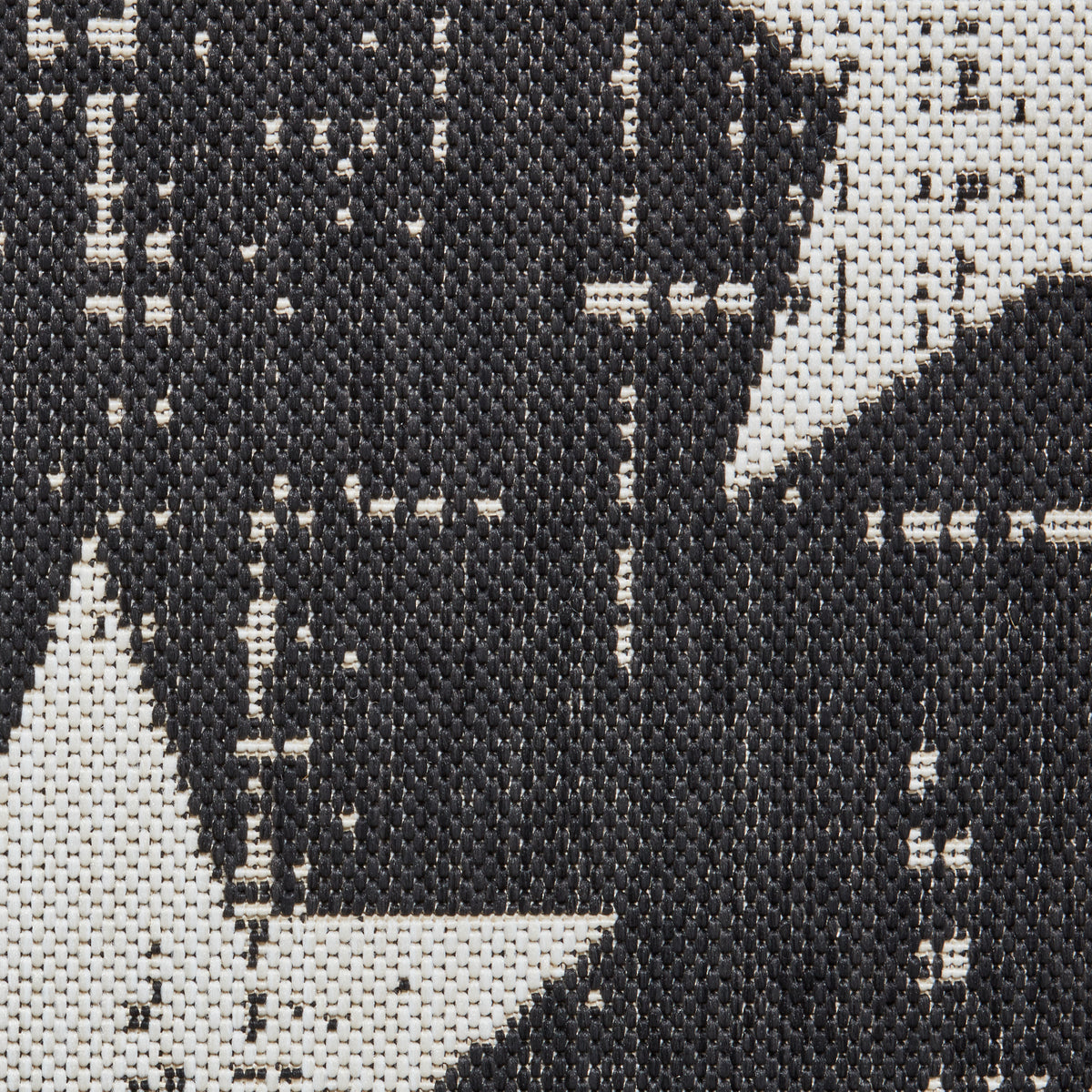Santa Monica 48648 Rug Black White