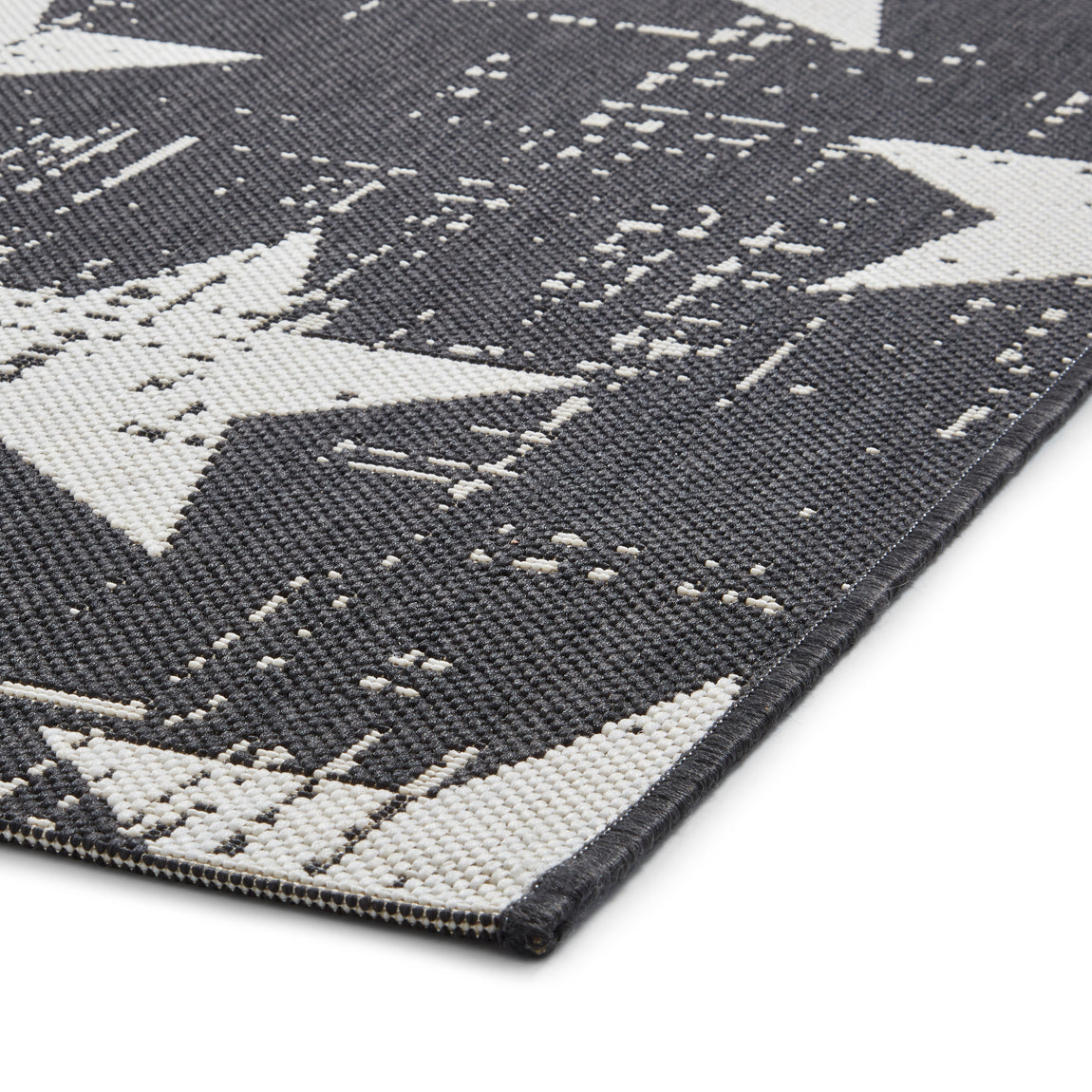 Santa Monica 48648 Rug Black White