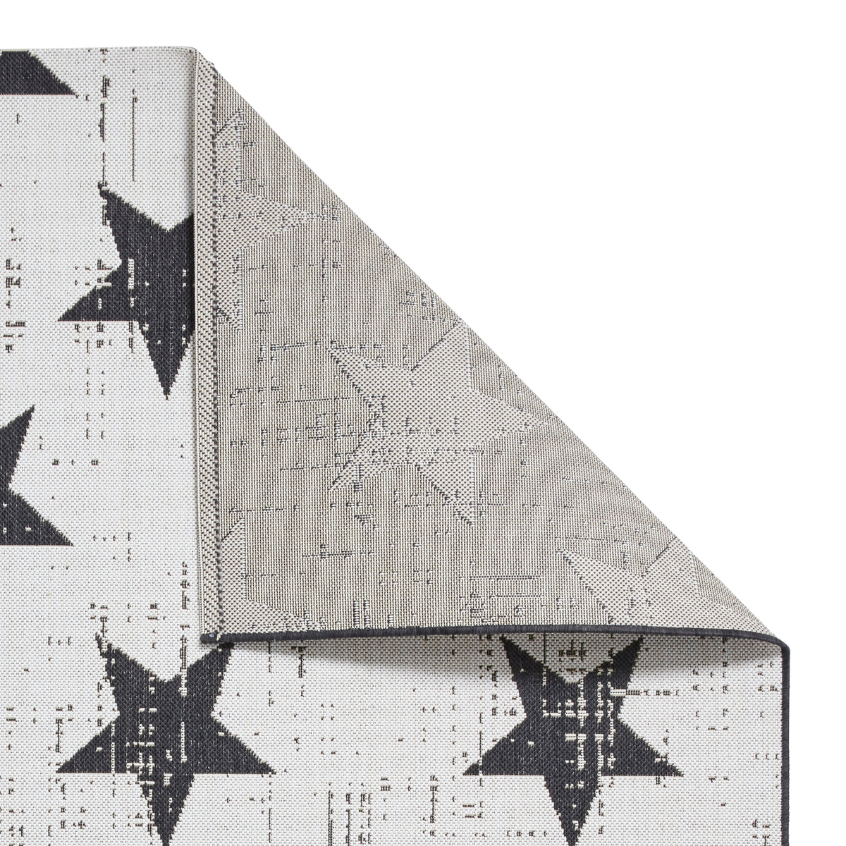 Santa Monica 48648 Rug White Black