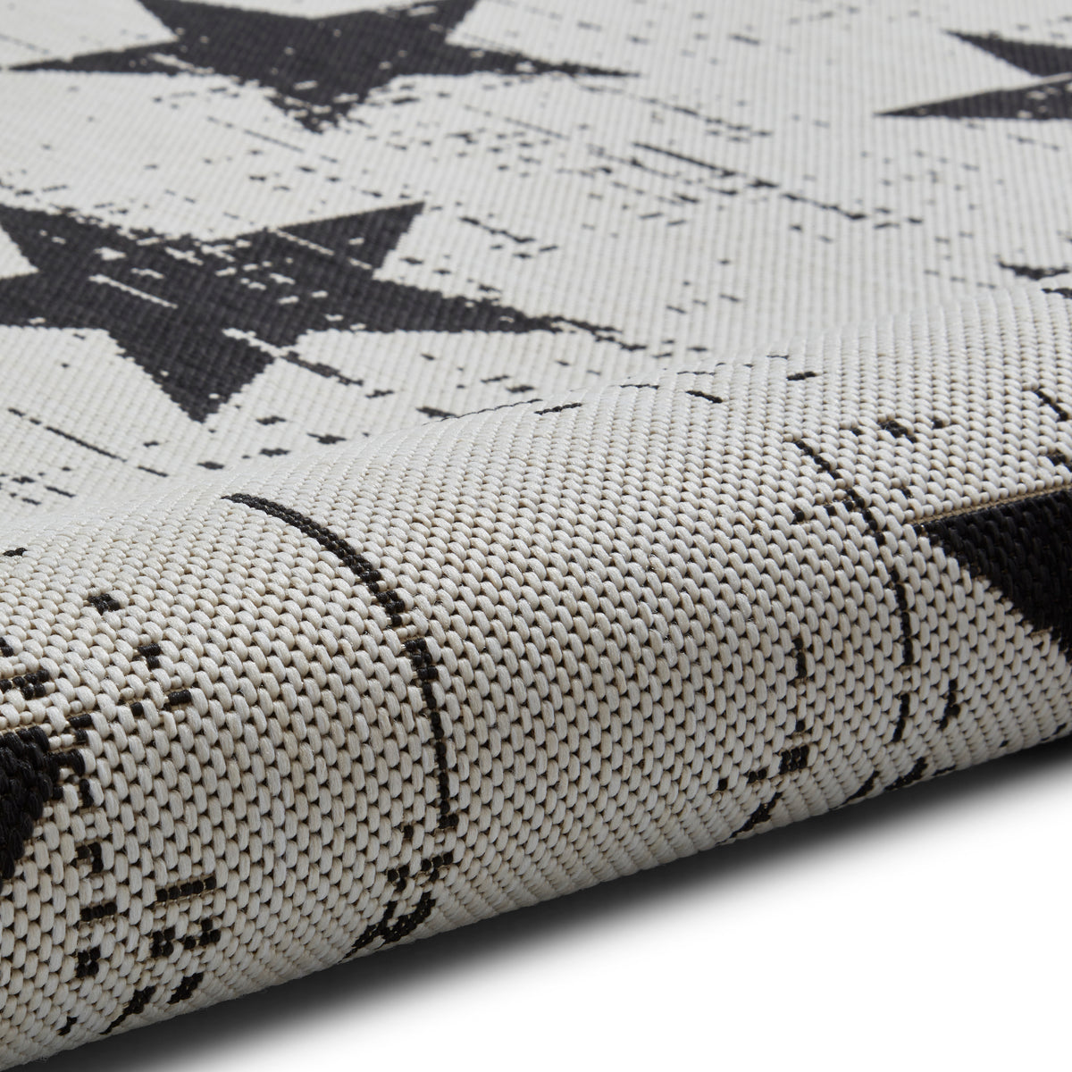 Santa Monica 48648 Rug White Black