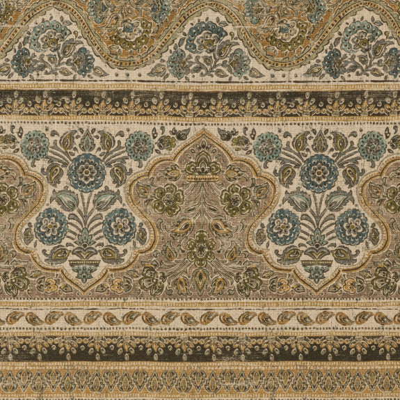 iLiv Sari Digitally Printed Fabric Turmeric