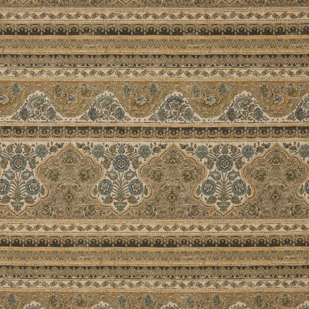iLiv Sari Digitally Printed Fabric Turmeric