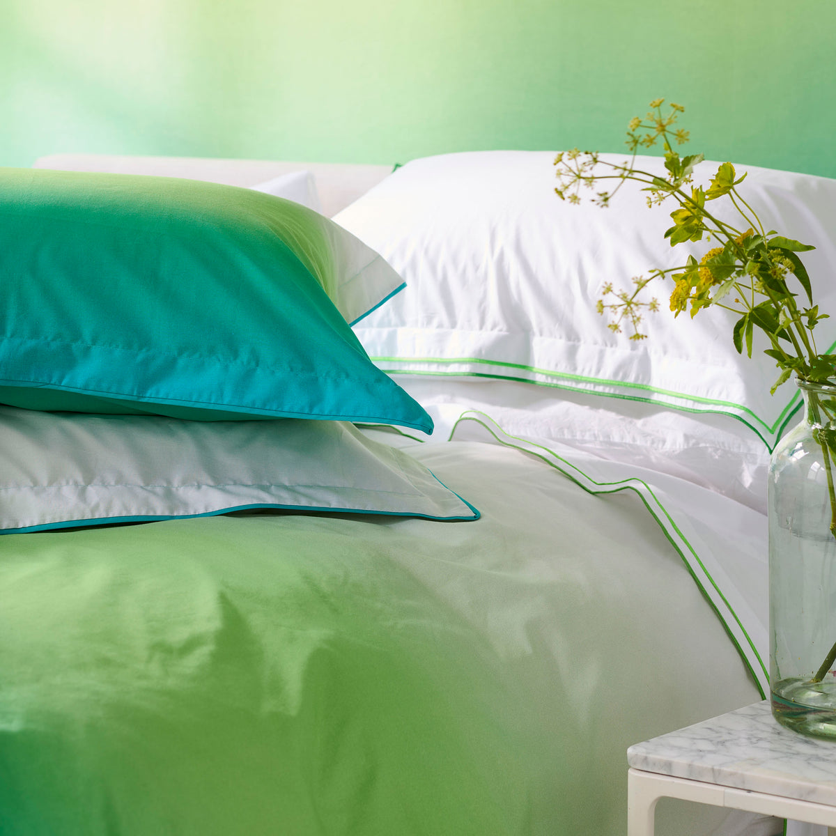 Designers Guild Savoie Duvet Cover Bedding Set Azure