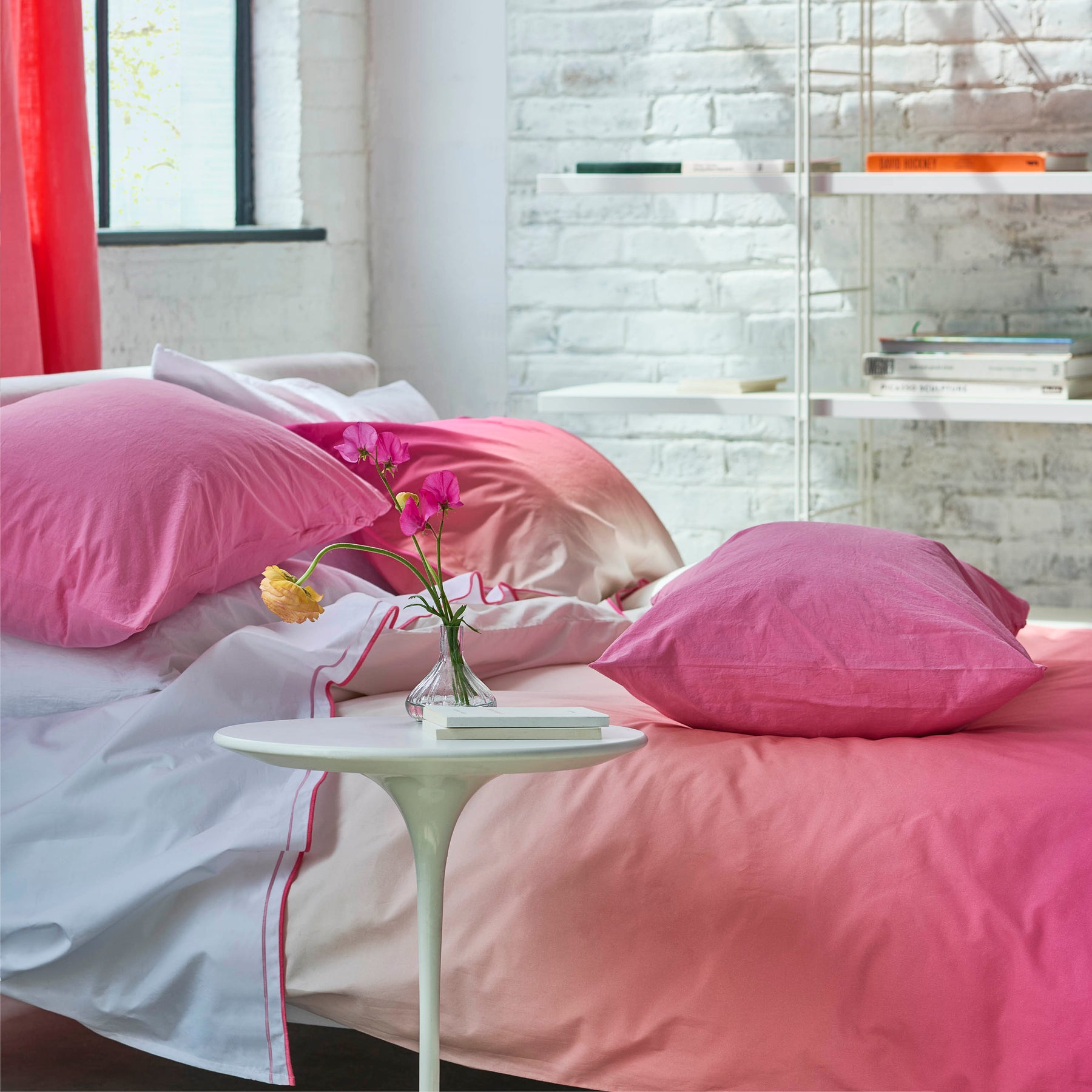 Designers Guild Savoie Duvet Cover Bedding Set Fuchsia Pink