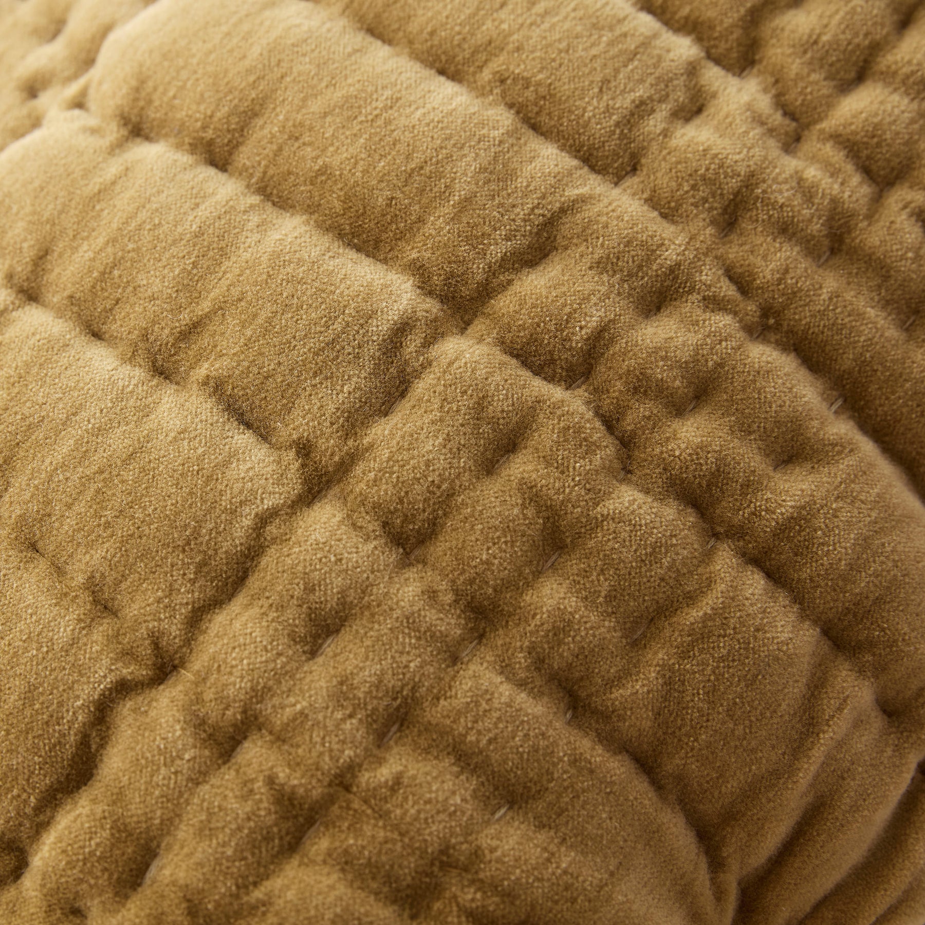 Laura Ashley Scalloped 45cm x 45cm Filled Cushion Ochre Yellow