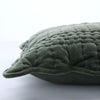 Laura Ashley Scalloped 45cm x 45cm Filled Cushion Pine Green