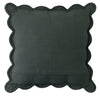 Laura Ashley Scalloped 45cm x 45cm Filled Cushion Pine Green