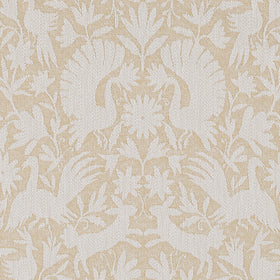 Scandi Wildlife Fabric Ochre