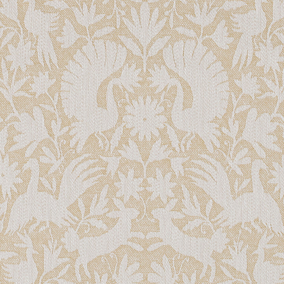 Scandi Wildlife Fabric Ochre