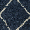 Scandi Berber G257 Rug Navy Cream