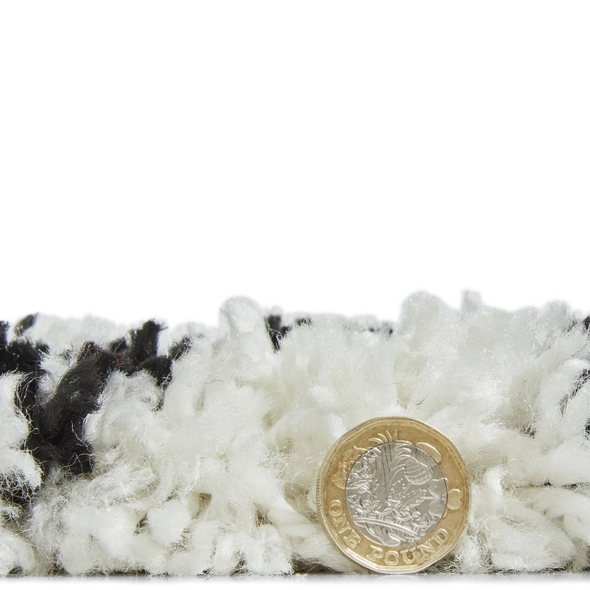 Scandi Berber G274 Rug White Black