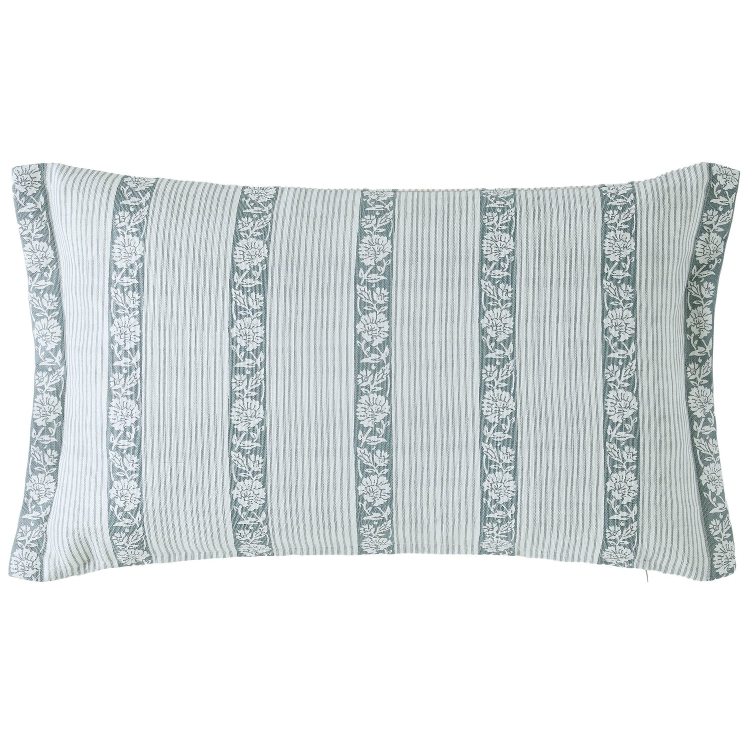 Laura Ashley Semington 30cm x 50cm Filled Boudoir Chambray Blue