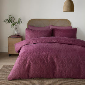 Serene Cavali Duvet Cover Bedding Set Berry