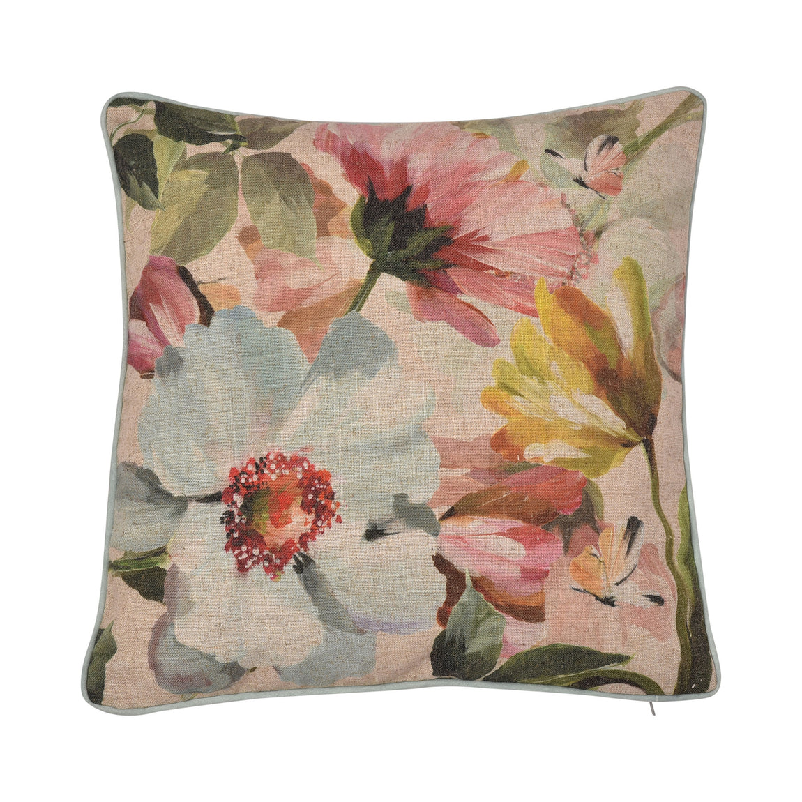 Appletree Heritage Serenity Filled Cushion 43cm x 43cm Duck Egg