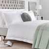 Laura Ashley Shalford Duvet Cover Bedding Set White