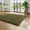 Sierra 9000 Shaggy Rug Olive