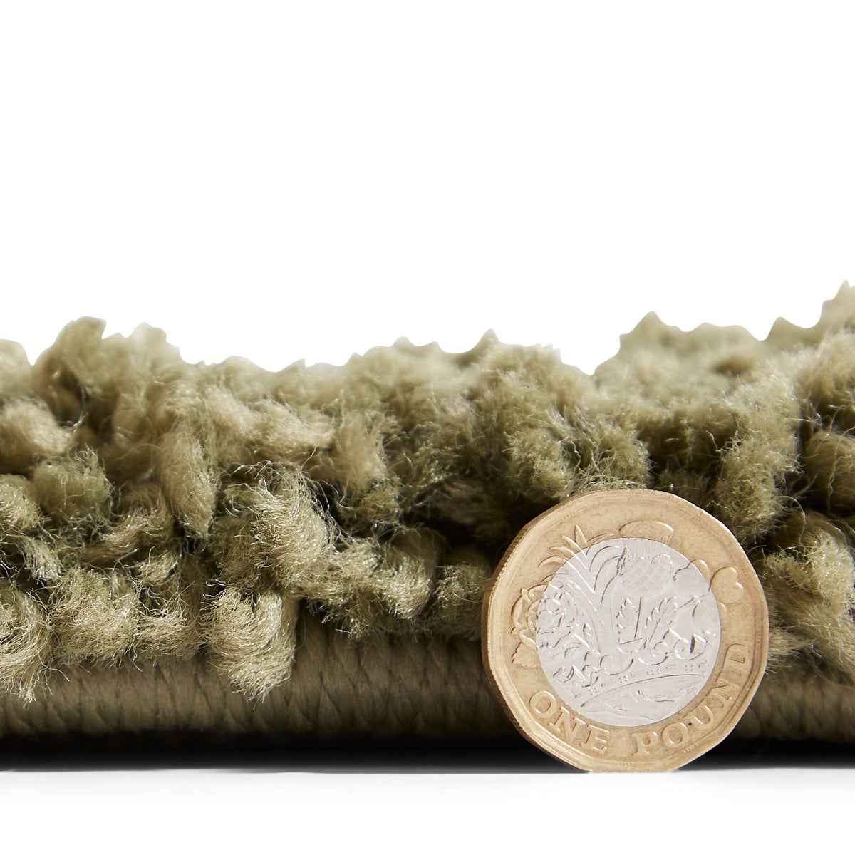 Sierra 9000 Shaggy Rug Olive
