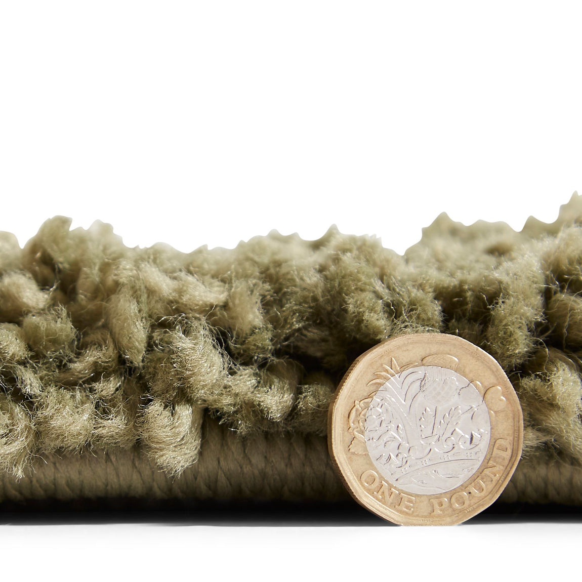 Sierra 9000 Shaggy Rug Olive