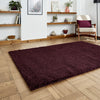 Sierra 9000 Shaggy Rug Purple