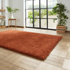 Sierra 9000 Shaggy Rug Terracotta