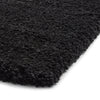 Sierra 9000 Plain Shaggy Rug Black
