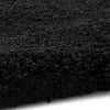 Sierra 9000 Plain Shaggy Rug Black