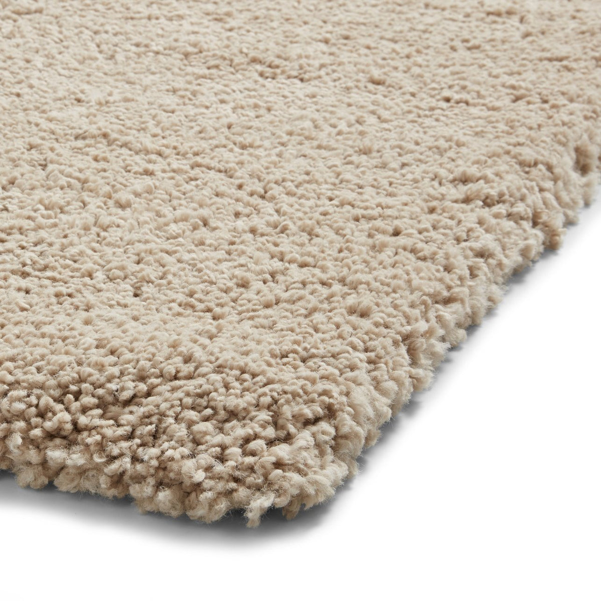 Sierra 9000 Plain Shaggy Rug Camel