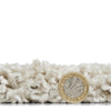 Sierra 9000 Plain Shaggy Rug Cream