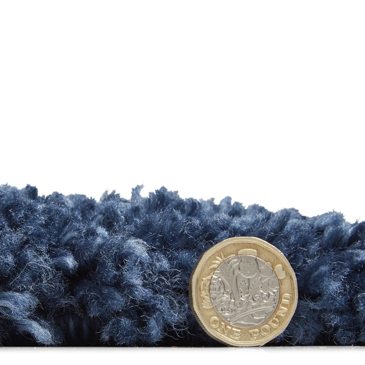 Sierra 9000 Plain Shaggy Rug Dark Blue