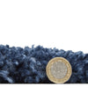 Sierra 9000 Plain Shaggy Rug Dark Blue